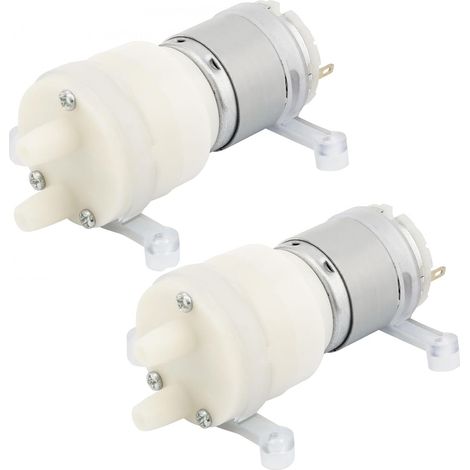 Miniatur-Wasserpumpe R365, 12-V-Gleichstrommotor, Fördermenge 1,9 l/min, selbstansaugend, leise, elektrische Membran (1/5)