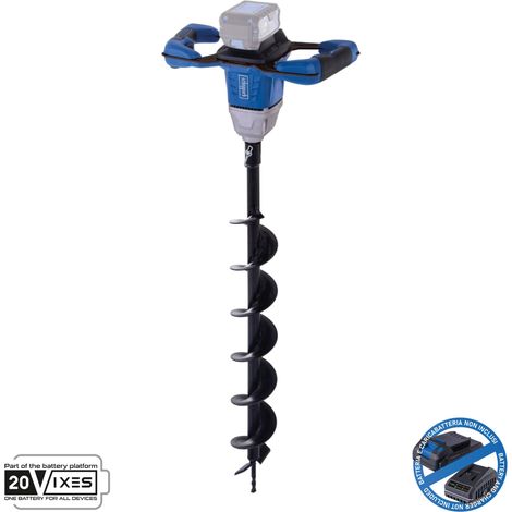 Brushless Earth Auger 800mm without battery ixes Scheppach BC-EB100-X