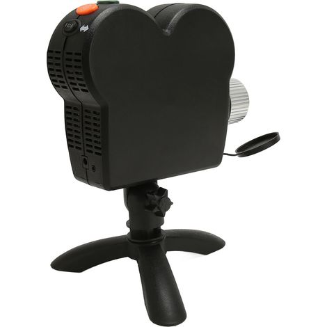 Projecteur d'Halloween avec support, rideau réglable, motif effrayant, lampe de projection pour fenêtre, décoration extérieure et intérieure, prise UE 100-240 V (1/5)
