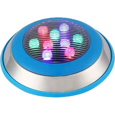 Projecteur submersible pour piscine, éclairage sous-marin étanche IP68, télécommande pour couleurs réglables, décoration LED multicolore RGB pour piscine.-AquaForge (1/5)