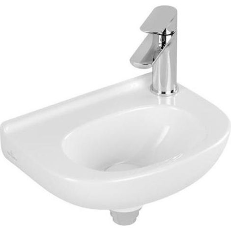 VB Handwaschbecken Compact O.novo 360x270mm Oval ohne Überlauf Weiß Alpin (1/5)
