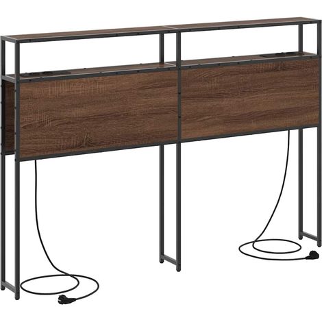 Maison Exclusive - Testata contenitore Rovere marrone Legno multistrato