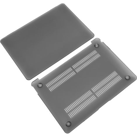 Coque MacBook Air 13,3" Transparente Antichoc - Protection Fine et Légère pour MacBook Pro 13,3" Noir