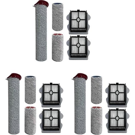 Lot de 3 pièces de rechange pour aspirateur Roborock Dyad Pro/Dyad Pro Combo : brosse rotative et filtres HEPA. (1/5)