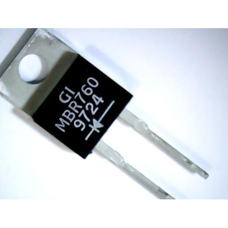 Raddrizzatore a barriera Schotty Diodo 60v 7.5a To220ac Mbr760