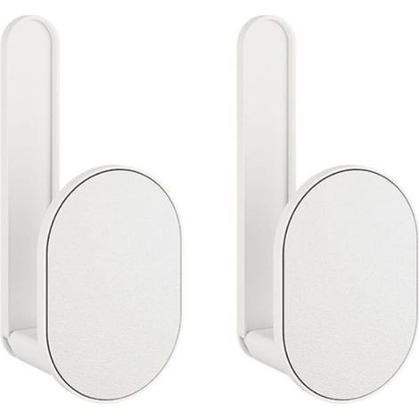 Porta asciugamani regolabile per frigorifero, set di 2 porta asciugamani di carta per camper, soluzioni per riporre asciugamani in frigorifero, cucina e appartamento (autoadesivi) (1/5)