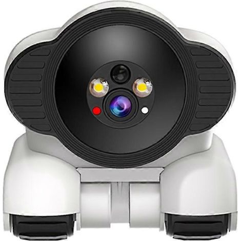 Caméra de sécurité WiFi à double objectif 1080p avec audio bidirectionnel et contrôle par application pour bébé/personne âgée/chien/animal de compagnie (1/5)