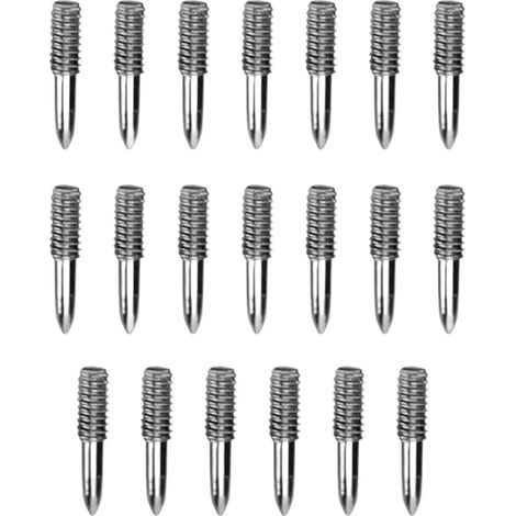 Packung mit 20 Reparaturschrauben für Saxophon- und Blasinstrumentenzubehör, einfach zu montierende Flachkopfschrauben für Klarinette, 10 x 2,5 mm (1/5)