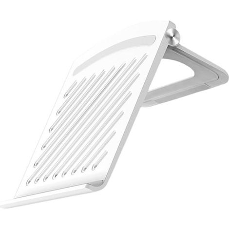 Soporte para portátil - 1 unidad - 24244 cm - Ajustable - Soporte para tablet - Soporte para tablet - Blanco (1/5)