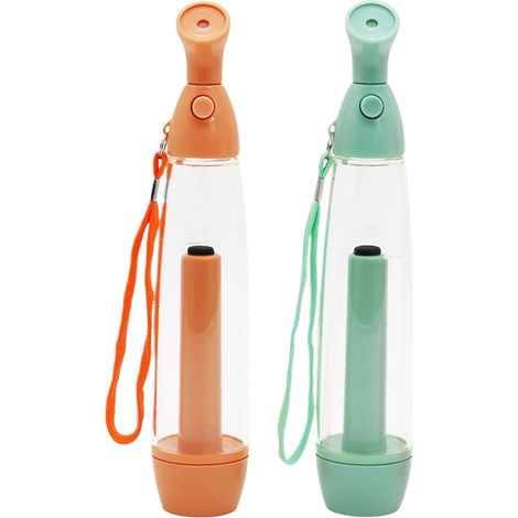 Pack De 2 Vaporisateurs Brumisateurs Manuels - Vaporisateurs Deau Manuels Rechargeables, Vaporiser Portable En Plastique Vaporiser L'eau Idéal Rafraîchir Visage Et Corps, 22 Cm (1/5)