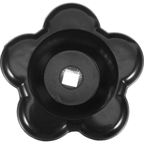 Poignée de robinet de remplacement en bakélite, pièce de rechange pour robinet extérieur, poignée à tige carrée noire, réparation de la poignée de robinet. (1/4)