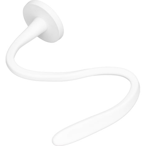 Butée de porte magnétique flexible pour lave-linge/sèche-linge à chargement frontal, résistante à l'humidité, pour la maison (Blanc). (1/5)