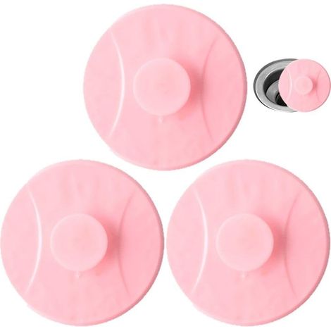 Universeller Gummi-Badezimmer-Wannenstopfen, 3 Stück/Badezimmer-Einstellung, Silikon-Stopper, Badezimmer-Badewannen-Stopper, Badezimmer-Badewannen-Stopper für Badezimmer-Badewanne