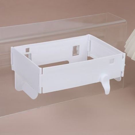 Soporte plegable para bolsas de basura, estante colgante para residuos con cierre magnético y cierre a presión para armarios y puertas de cocina (1/2)