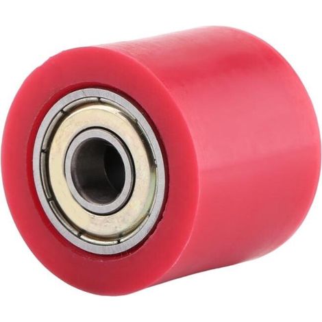 Rulment pentru ghidajul rotilor, Tovbmup, Métal / Plastique, 32 x 28 mm, Rosu (1/2)