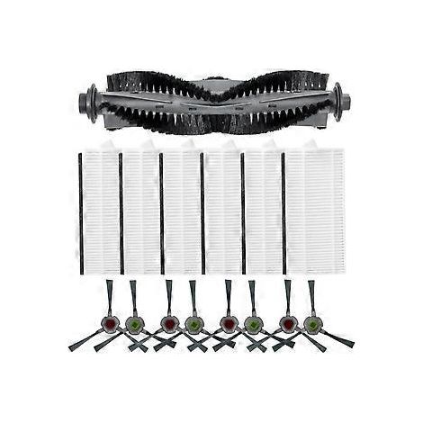 Pièces de rechange et accessoires pour aspirateur robot P30 : brosse principale, filtre HEPA et accessoires (1/5)