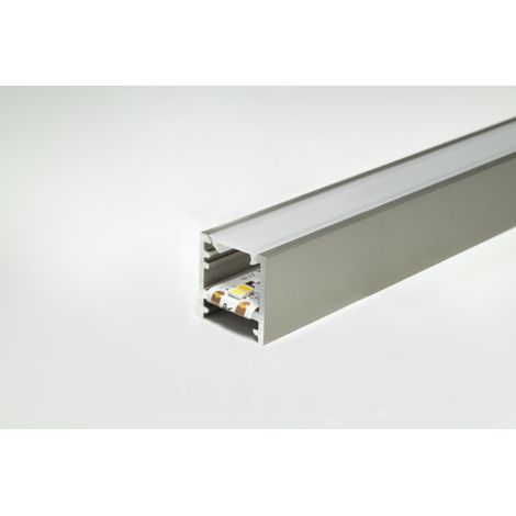 L&S LED Leuchtprofil Bali 15x14 Aufbau Aluminium EV1 L:2500 mm (1/4)