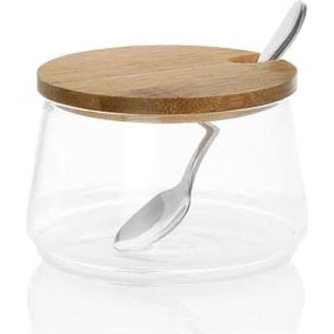 Sucrier en verre - - Babu - 250 ml - Transparent - Rond (1/4)