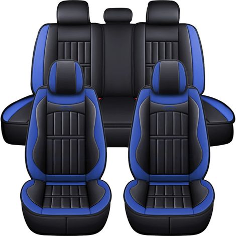 Coprisedili per auto, vestibilità universale, impermeabili, blu (1/2)