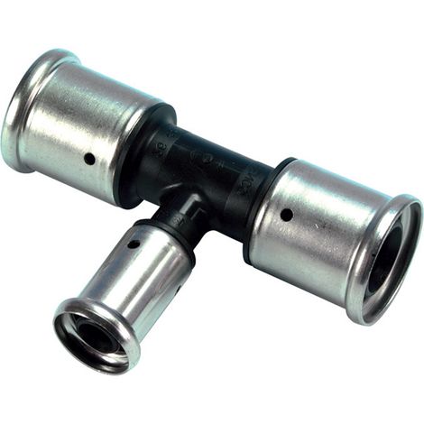 Té réduit PVDF multicouche à sertir BE Ø50x4.0-20x2.0-50x4.0
