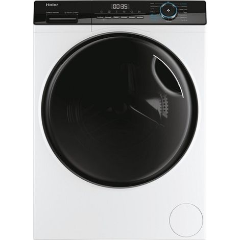 Haier – Lave-linge séchant 10 kg – Classe D – Essorage 1400 tr/min – Niveau sonore 72 dB – Pose libre – Moteur Direct Motion