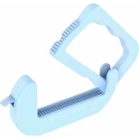 Chipstütenklammern, Lebensmittelklammern, Brotklammern  Robust, verstellbar, Einheitsgröße, stapelbar, magnetisch, gefrier- und kühlschrankgeeignet, zum Einhaken, langlebig, ergonomisch (blau, 10 Stüc