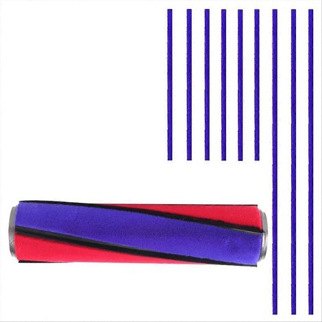 De remplacement brosse pour V6 V7 V8 souple Rollers avec 9 Felt Strips (1/5)