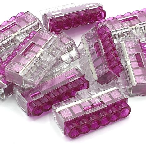 10 conectores de cable con terminales de inserción de 6 vías HelaCon Plus Mini (1/4)