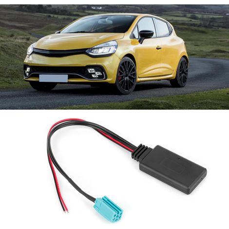 Adaptateur AUX 12 V 6 broches compatible Bluetooth 4.1/4.0/3.0/2.0 pour Renault (1/5)