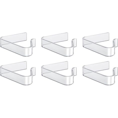 Pinces Nappe Extérieur - 6 Pièces - Résistantes UV et Intempéries - Pour Tables de Jardin et Espaces Ouverts - Blanc (1/5)