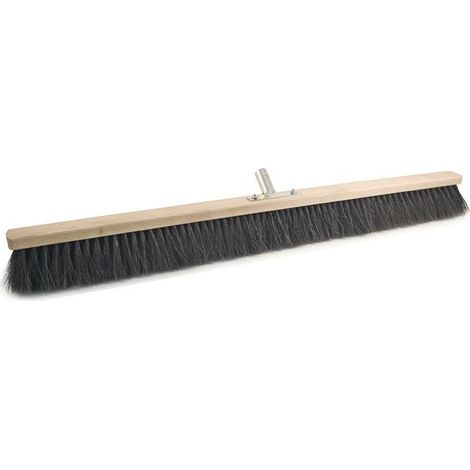 FP – Balai à poussière Arenga 1000 mm – Manche plat en bois – Support métal Ø 24 mm – Solide et résistant à l'eau