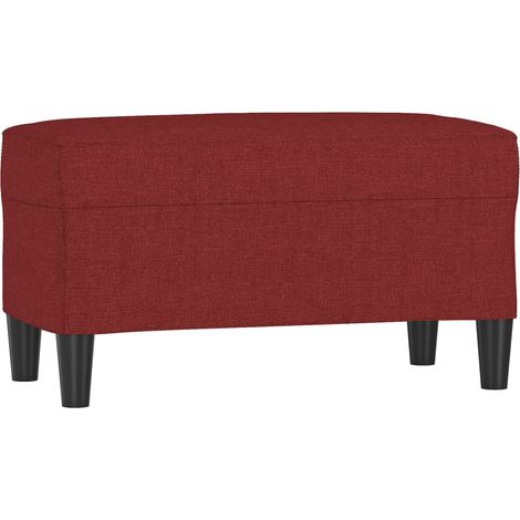 Banc d'entrée - Banc intérieur Rouge bordeaux 70x35x41 cm Tissu fr9442 - Maison La Vie (1/5)