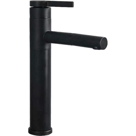 Robinet d'arrêt 1/2" pour pommeau de douche, douchette, bras de douche, bidet et plus (noir)