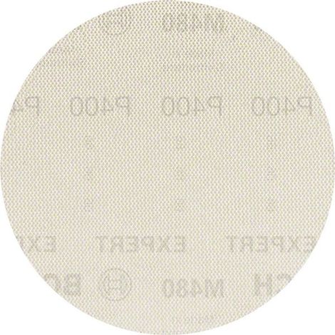 Bosch EXPERT M480 Schleifnetz für Exzenterschleifer, 150 mm, K 400, 50 Stück