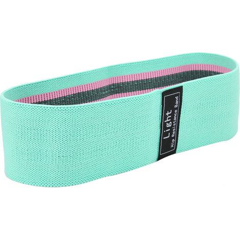 Bande de résistance portable verte pour le yoga, les fessiers et les hanches (1/5)