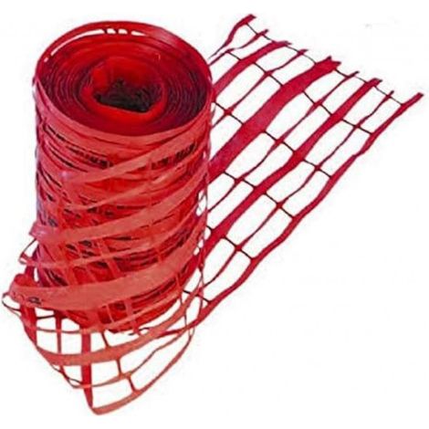 Griglia di avviso rossa per reti elettriche 30cmx100M