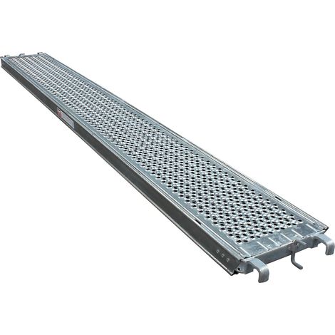 Plancher 0,36x1,50m en acier galvanisé