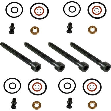 4x PUMP NOZZLE GASKET SET + EXPANSION SCREW REPSET custom made for VW 1.9+2.0 TDi (1/5)