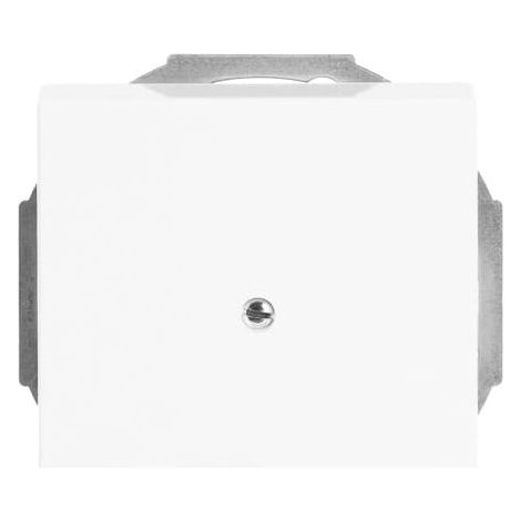 Busch-Jaeger Placa central salida de cable blanco estudio - Plattform 63 (1749-84), 2CKA001710A3163
