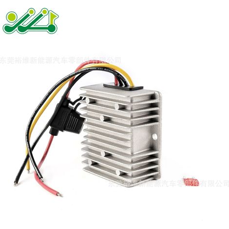 CC 36V/48V power converter versus 12V 10A, manufacturer of voltage stabilizers for golf cars and power transformers. (1/4)