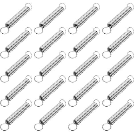 20 Ressorts Métalliques Allongés Crochets pour Motoculteur, Kit de Ressorts de Support et Extension en Acier, Accessoires Robustes pour Réparations Agricoles et Bricolage (1/5)