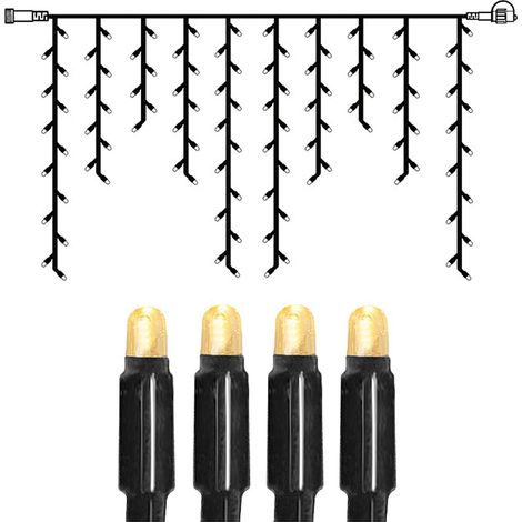 Star Trading Rideau lumineux Extra System 24, extérieur, LED, accessoires, 1,74W, 71lm, blanc chaud, 2 mètres (1/4)