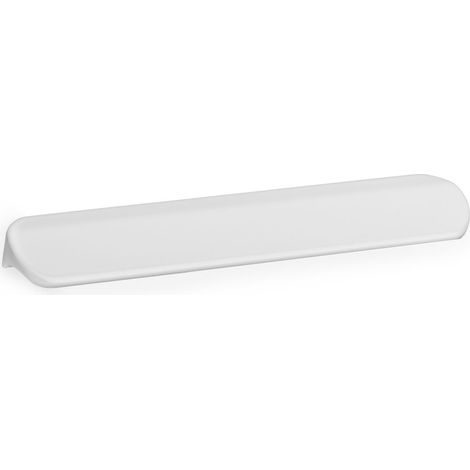 Asa de aluminio con acabado blanco, dimensiones:88x8x20mm y entrepuntos:64mm - (1/5)