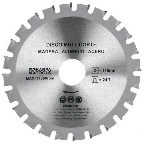 DISCO MULTI-CORTE 125 MM X 22.23 MM - KARPA