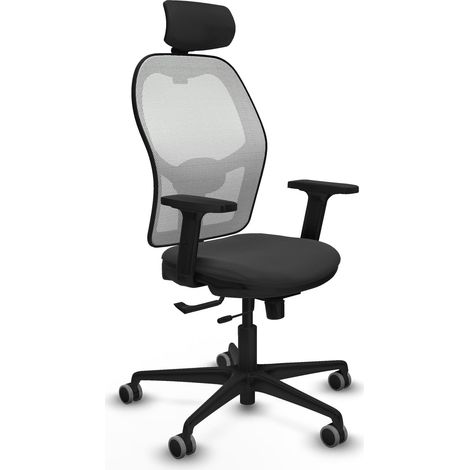 Chaise de bureau piqueras y crespo Chaiseluxe noir mousse 50 mm (1/2)