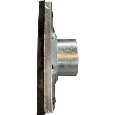Tampon rectangle profil bas caoutchouc rehausse metalTampon caoutchouc rond avec renfort rondelle métallique ø120x4mm pour pont élévateur ATH, Hofmann (1/2)