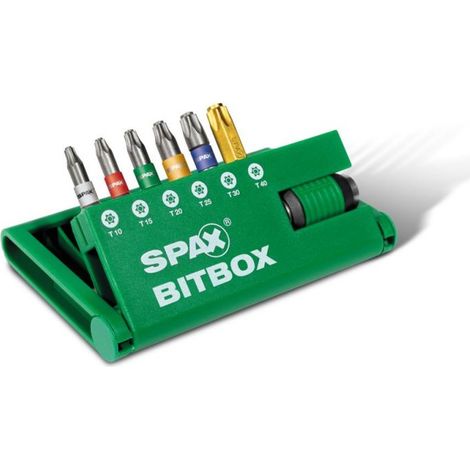 SPAX 4000007899019 Bit-Set 7teilig T-STAR plus inkl. Bithalter (1/8)