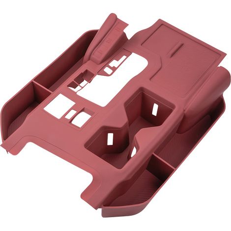Kit d'Accessoires Intérieur pour Toyota Prado LC250 2024-2025 - Protection de Levier de Vitesse en Cuir et Compartiment de Rangement Central en Silicone - Habillage de Console et Organiseur d'Espace p