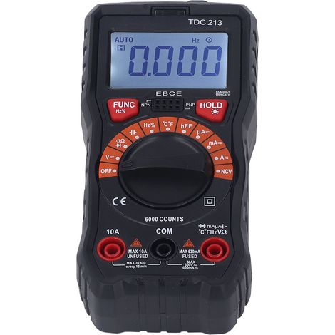 Multimeter mit automatischer, präziser Messung, sturzsicherer Digitalanzeige und tragbarer Voltmeter (1/5)