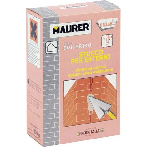 Edil Stucco Esterno.Maurer (Scatola 1 kg.)